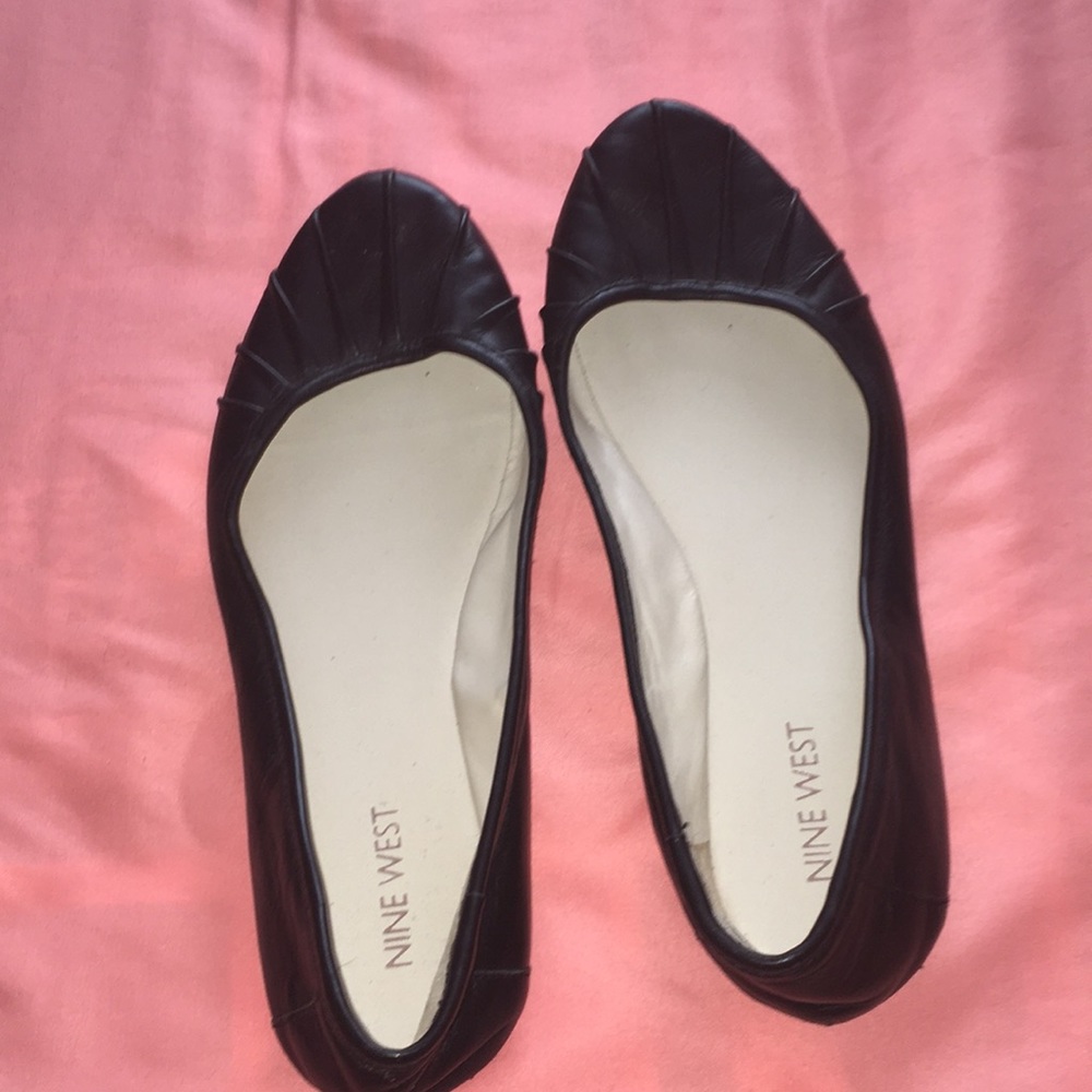 Nine West Black Flats